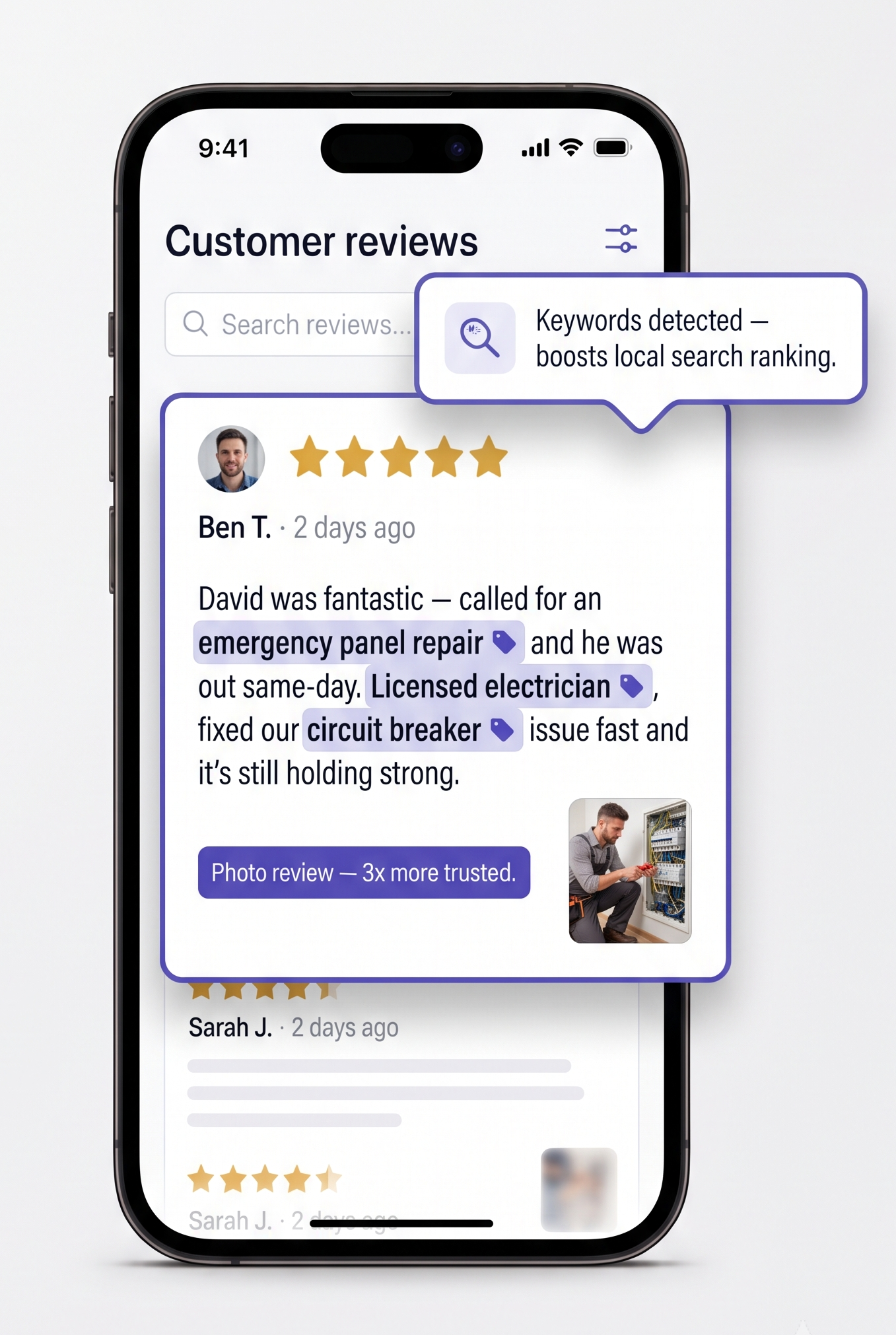 Illustration for Reviews that actually rank
